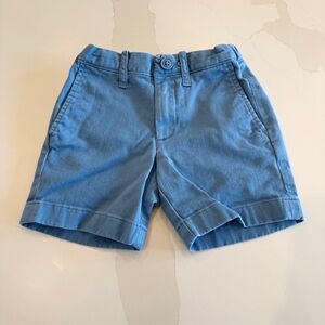 Crewcuts Boys' Chino Shorts Size 3 Light Blue Casual Adjustable Waist Summer